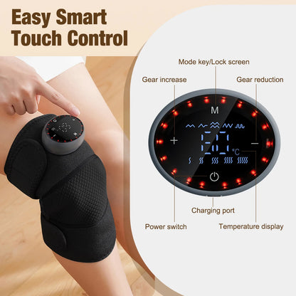 Electric Heating Knee Wrap with 5 Modes Muscle Relaxation