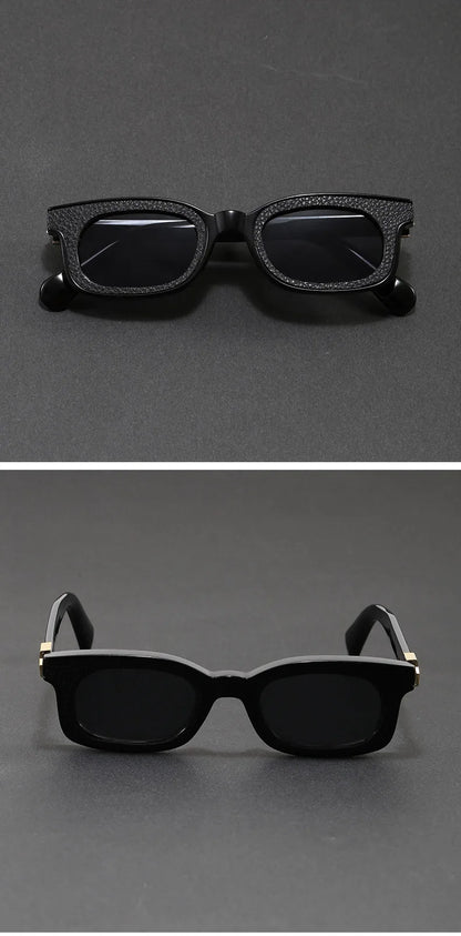 New Fashion Vintage Rectangle Frame Sunglasses Men