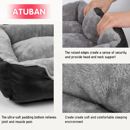 Soft Square Large Dog Sofa Elastic House Cushion