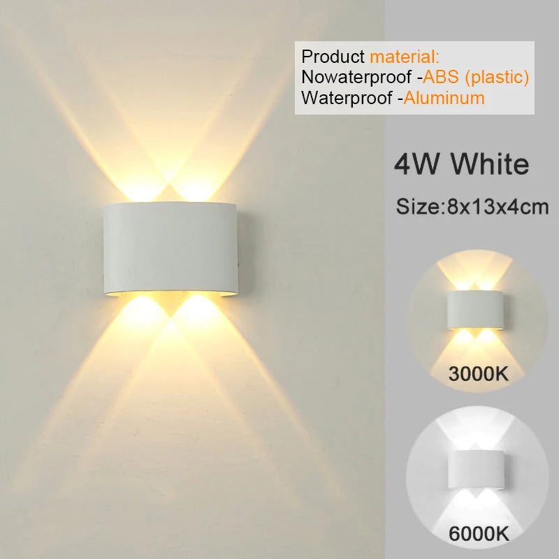 LED Wall Sconces Modern Indoor Outdoor Lamp Decor