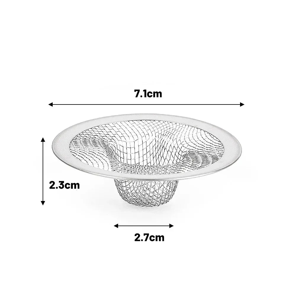Kitchen Sink Stainless Steel Filter Sewer Mesh Strainers