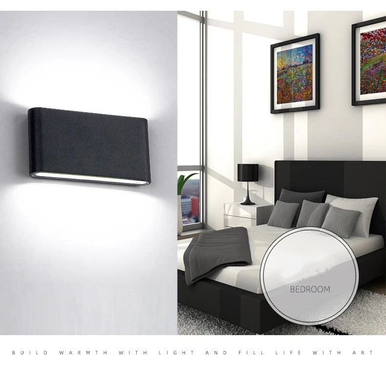 Nordic Wall Light Aluminum Modern Style Indoor Wall Lamp