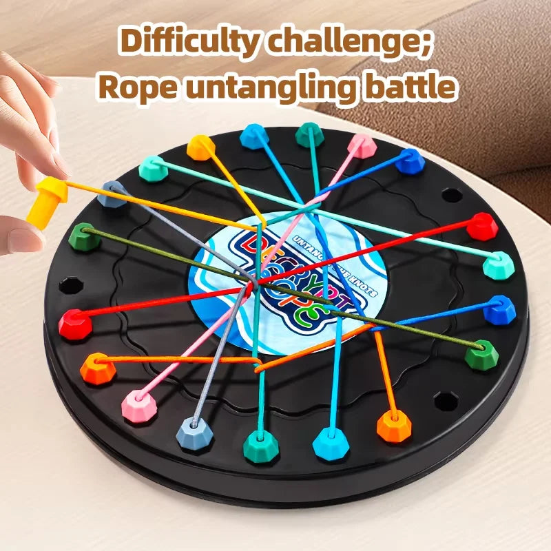 Rope Unraveling Challenge A Board Game for Kids