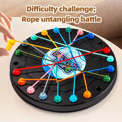 Rope Unraveling Challenge A Board Game for Kids