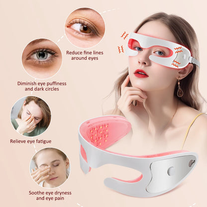 EMS Red Light Eye Massager Eyes Fatigue Relief Relaxation