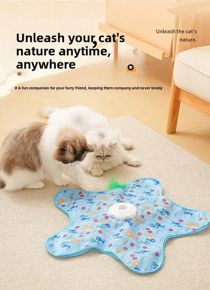 Electric cat turntable pet toy self-stimulating