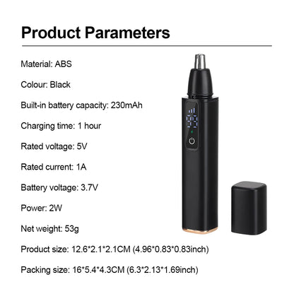 Electric Nose Hair Clipper Rechargeable Professional Trimmer