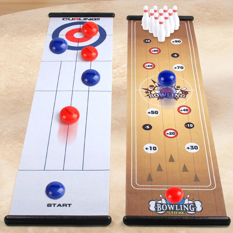 Children Interactive Social Curling Soccer Board Games Bowling