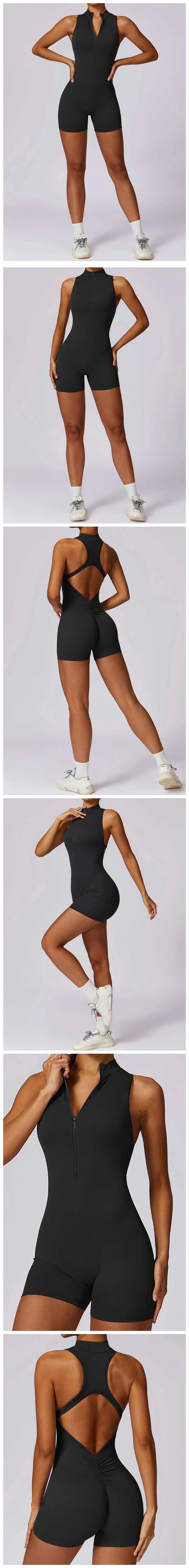 Scrunch Sports Overalls Gym Jumpsuit Women's Fitness
