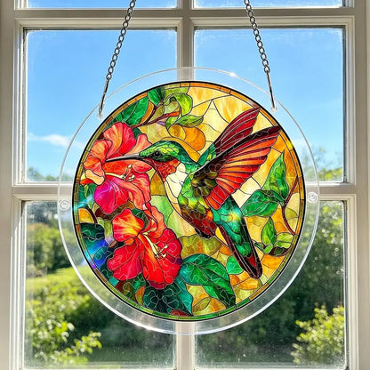 Acrylic Puzzle Suncatcher Window Hanging Stained Glass