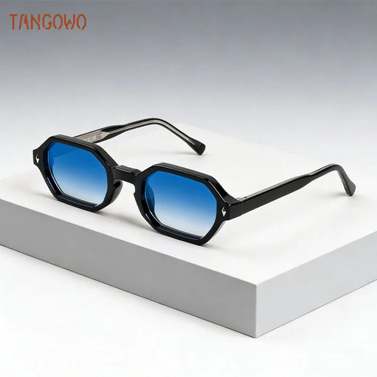 TANGOWO New Fashion Polygon Punk Sunglasses Luxury Brand
