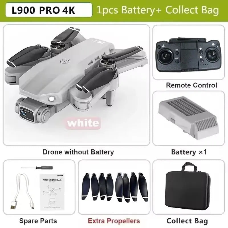 L900 Pro SE MAX GPS Drone 4K Professional Dual HD Camera