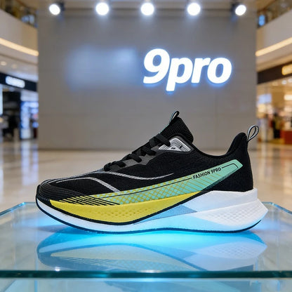 New 9ro Carbon Fiber Plate Running Sneakers Lightweight