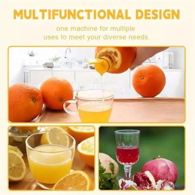 Portable Lemon Squeezer Plastic Reusable Lightweight Juices Reamer