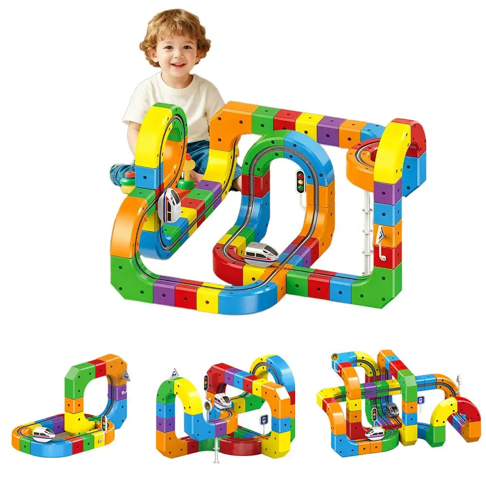 Magical Track Train USB Rechargeable 3D Building Tracks