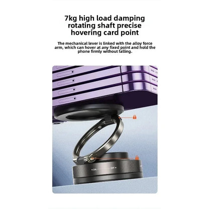 Magnetic Phone Holder for car, 360° Rotatable, Foldable & Adjustable