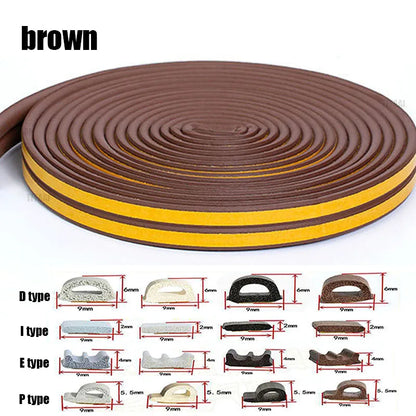 Door Insulation Seal Strip Tape Self-adhesive Acoustic