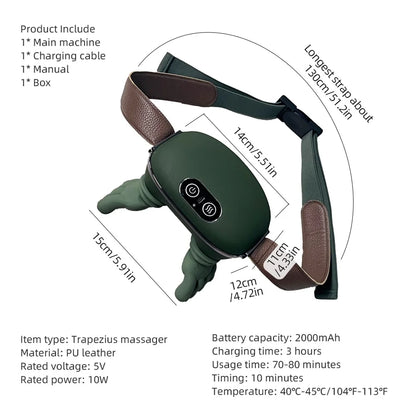 Bionic Neck Shoulder Massager N7 Kneading Massager Shawl