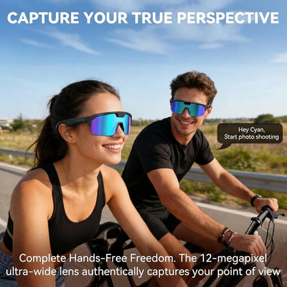 AI Smart Glasses ChatGPT 1200P Camera 30MP Anti-shake