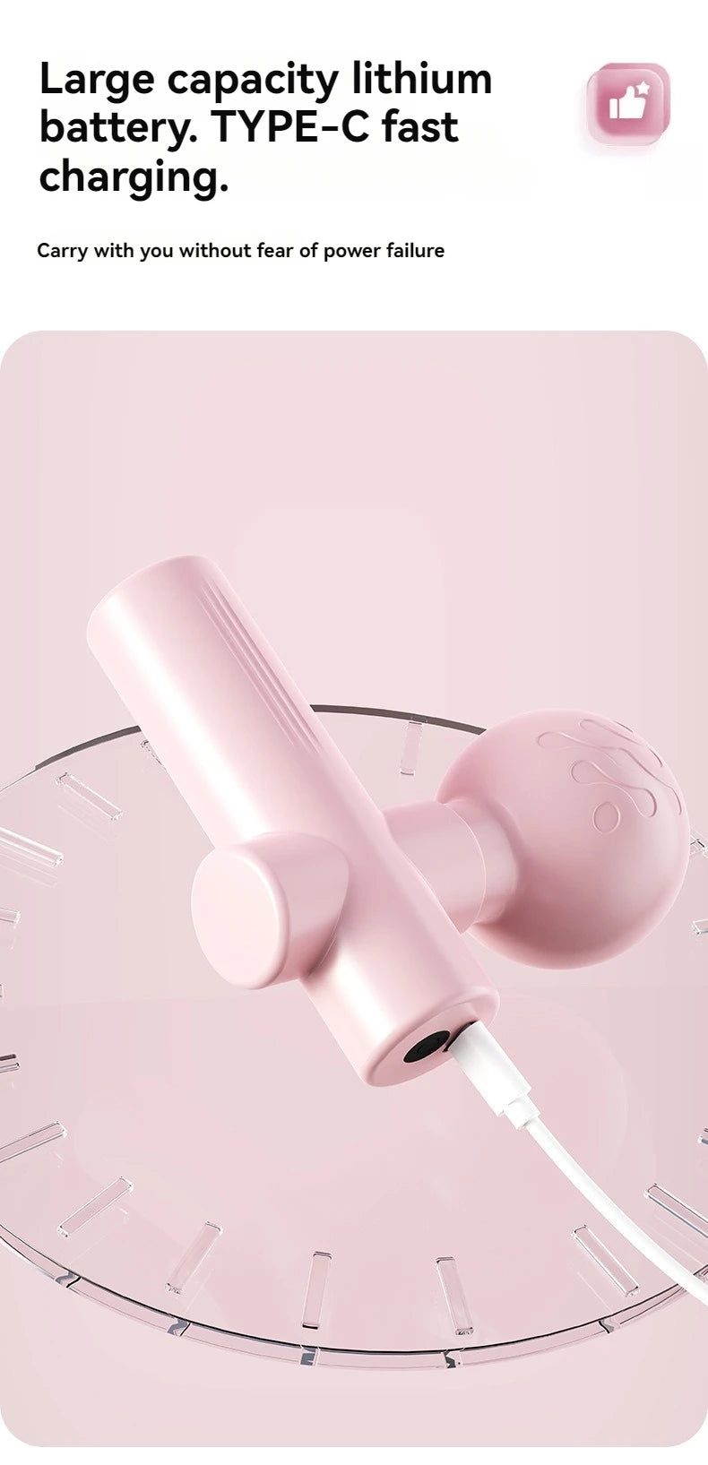 New USB Mini Massage Gun Fascia Machine Muscle Relaxation
