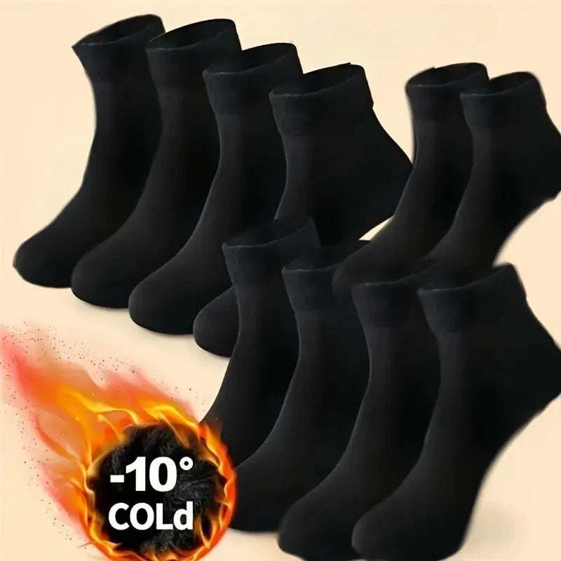 Women Winter Warm Short Socks Thick Thermal Cashmere