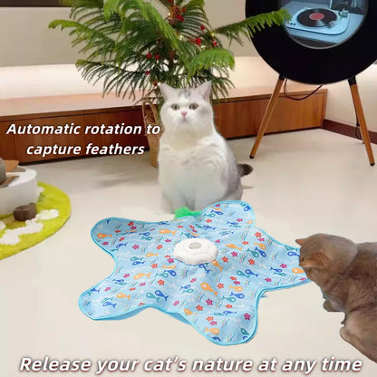Electric cat turntable pet toy self-stimulating