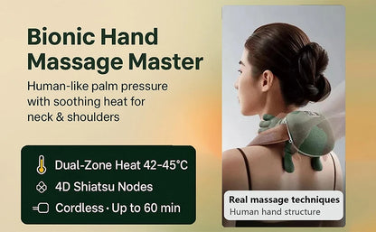 Bionic Neck Shoulder Massager N7 Kneading Massager Shawl