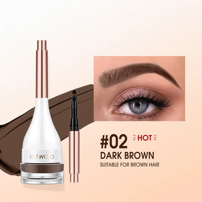 O.TWO.O Eyebrow Pomade Brow Natural Waterproof Makeup