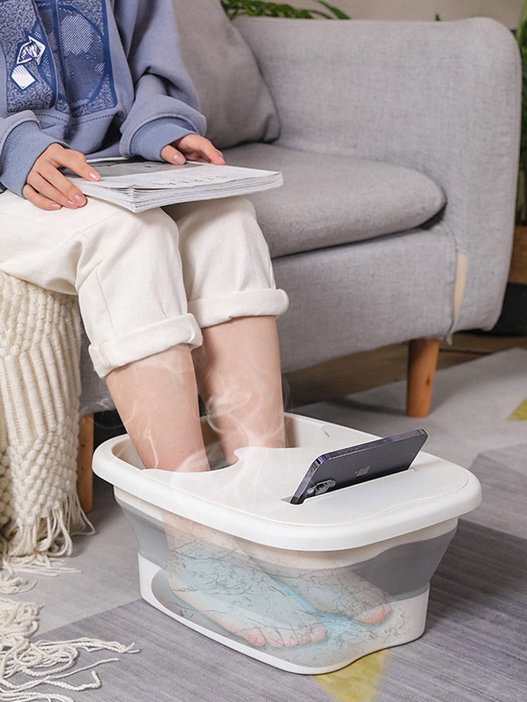 Foldable Footbath Massage Bucket Soaking Bucket Folding