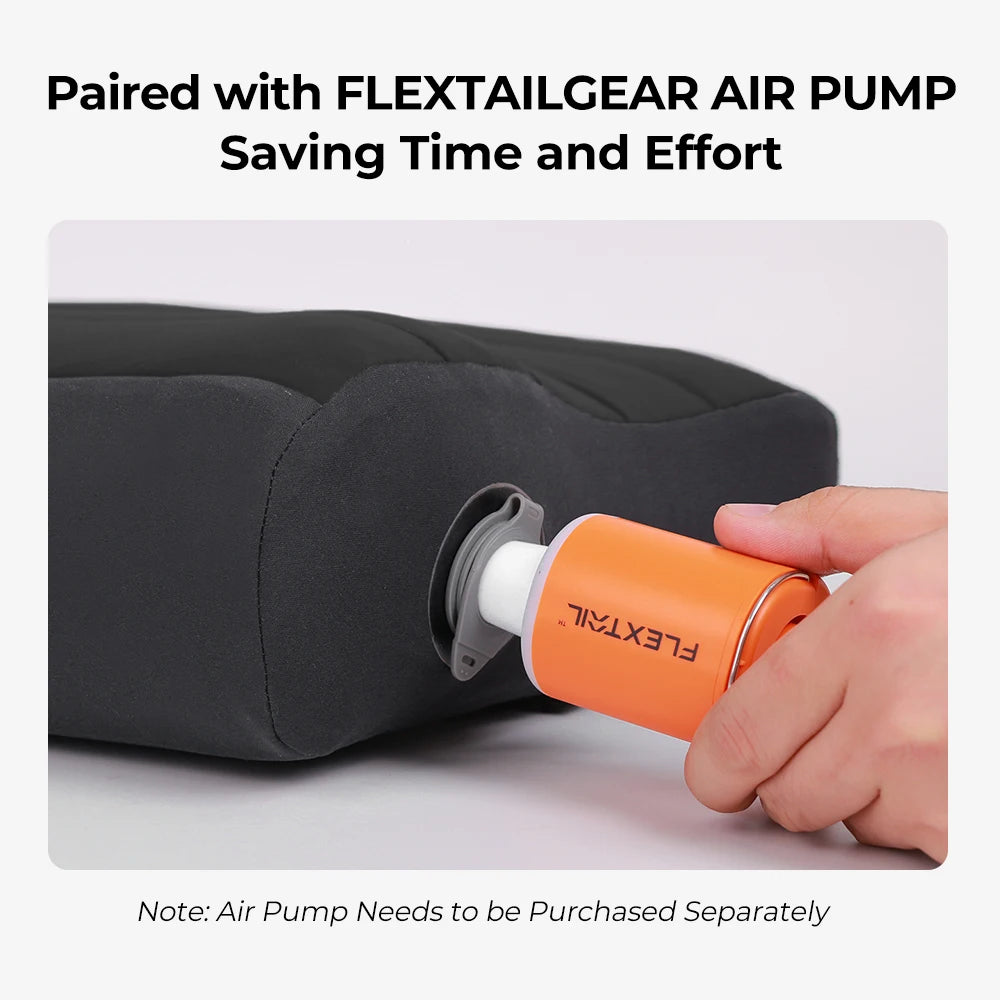 Inflatable Camping Pillow, Ergonomic Pillow