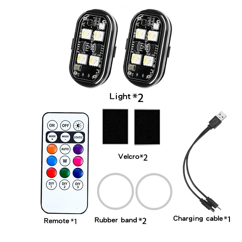 Wireless Light Aircraft Airplane Helicopter Warning Lights