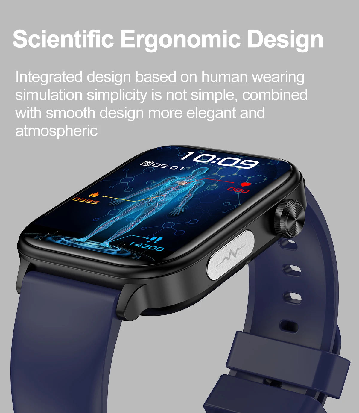 New AI Diagnosis Blood Lipids Body composition Test Smart Watch
