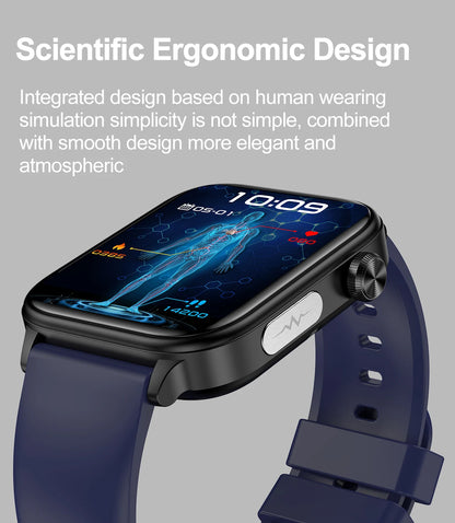 New AI Diagnosis Blood Lipids Body composition Test Smart Watch