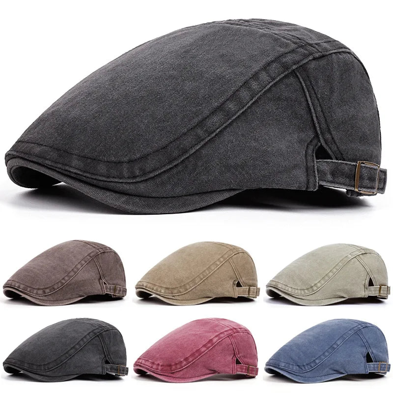 Vintage Painter Beret Unisex Fashion Flat Visor Cap