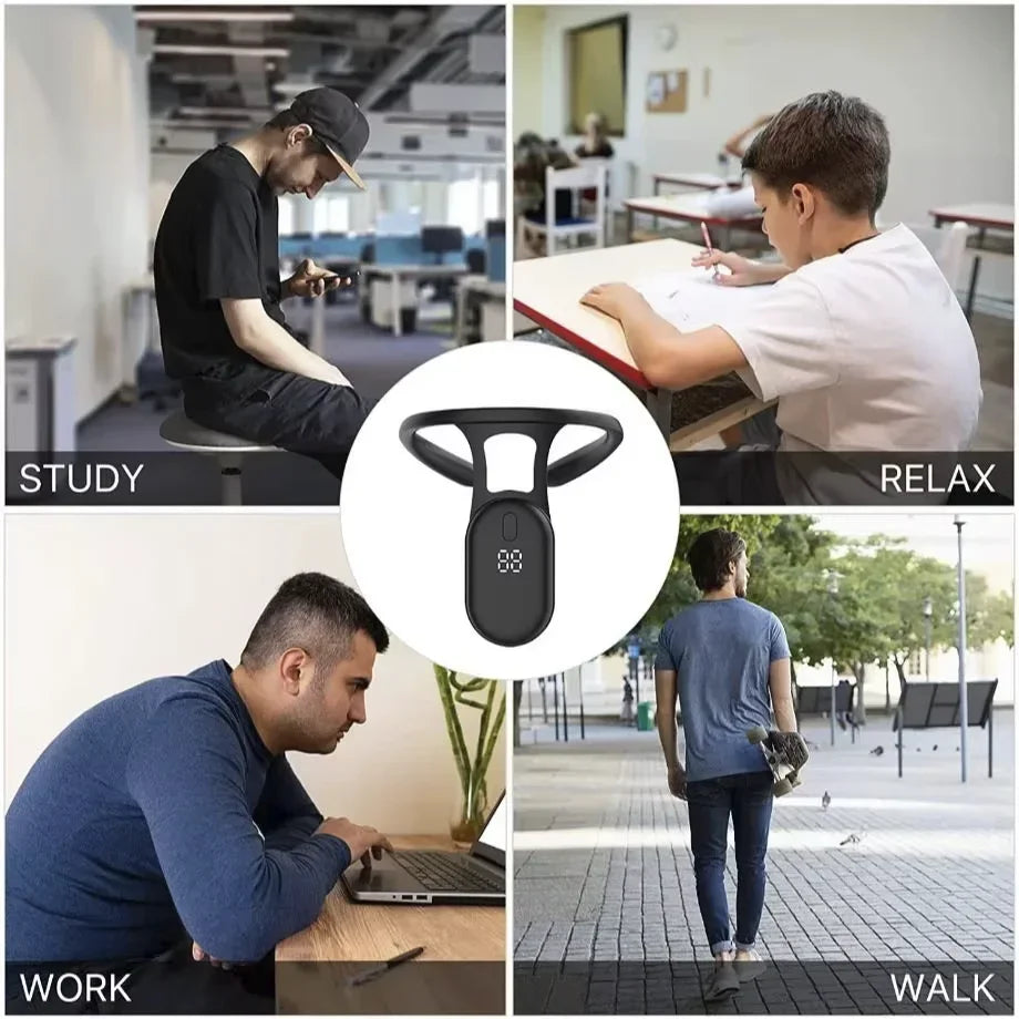 Ergonomic Wearable Smart Neck Back Hump Corrector