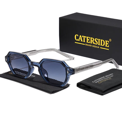 Punk Polygonal Men Sunglasses Personalized Design Square
