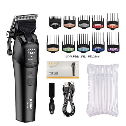 Kemei KM-1858 10W Barber Professional Electric Hair Clipper