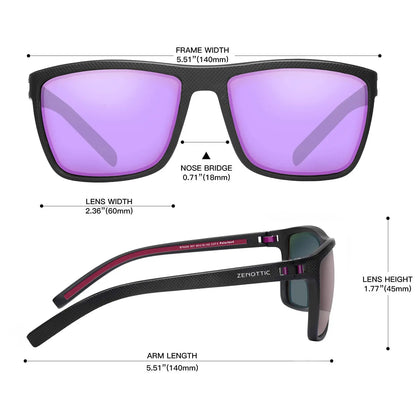 Polarized Sunglasses for Men Shades Lightweight TR90 Frame