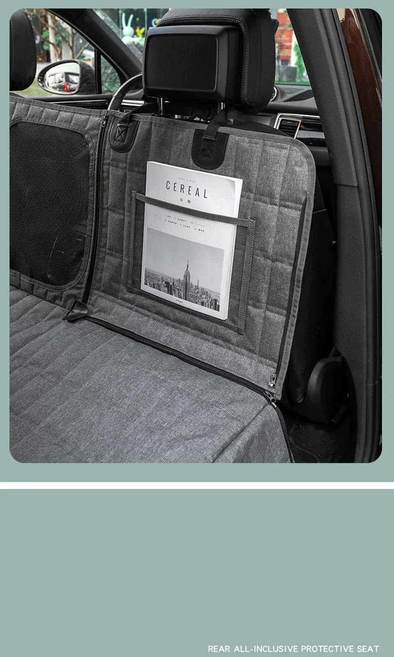 Dog Car Seat Cover Waterproof Dog Carriers Travel Mat Hammock