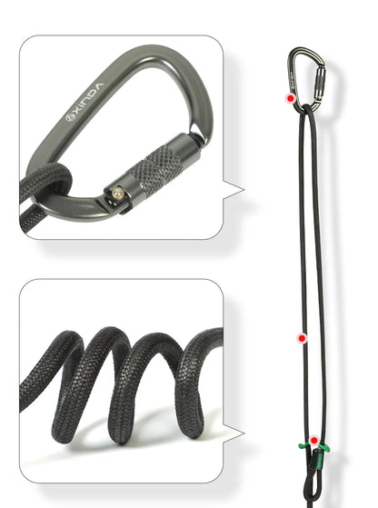 Professional Adjustable Webbing Foot Loop Climbing