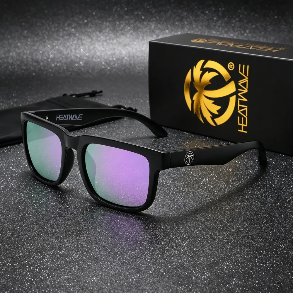 Outdoor Cycling and Driving Polarized Sunglasses Heatwave