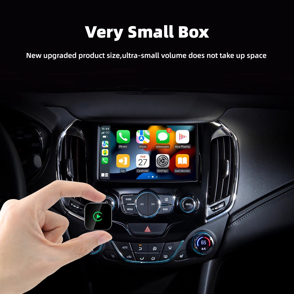 2in1 Wired To Wireless CarPlay Adapter Android Auto Dongle