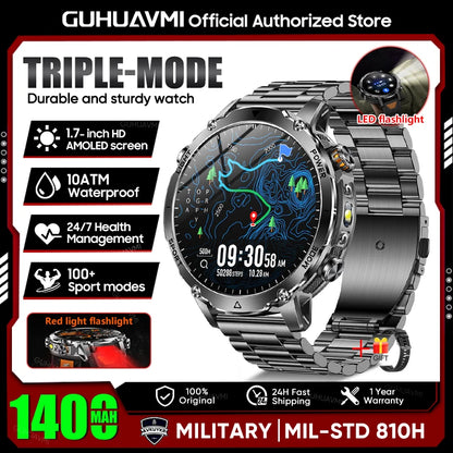 New TANK Ultra 1400mAh Battery Military Smart Watch