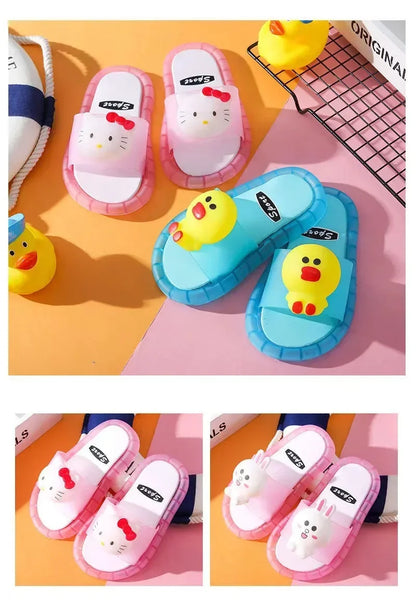 Luminous Children's Slippers Unicorn Crystal Shoes