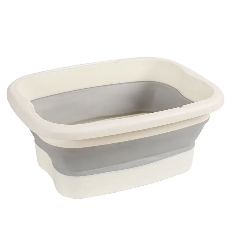 Foldable Footbath Massage Bucket Soaking Bucket Folding