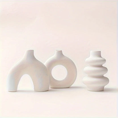 Bohemian ceramic vase set decorative vase ornaments