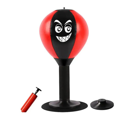 Stress Reliever Punching Bag Toy With Suction Cup