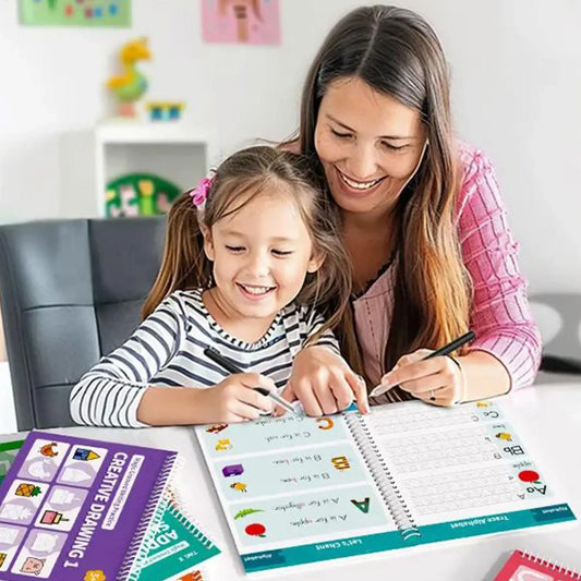 Reusable Grooved Handwriting Practice Book Learn to Write
