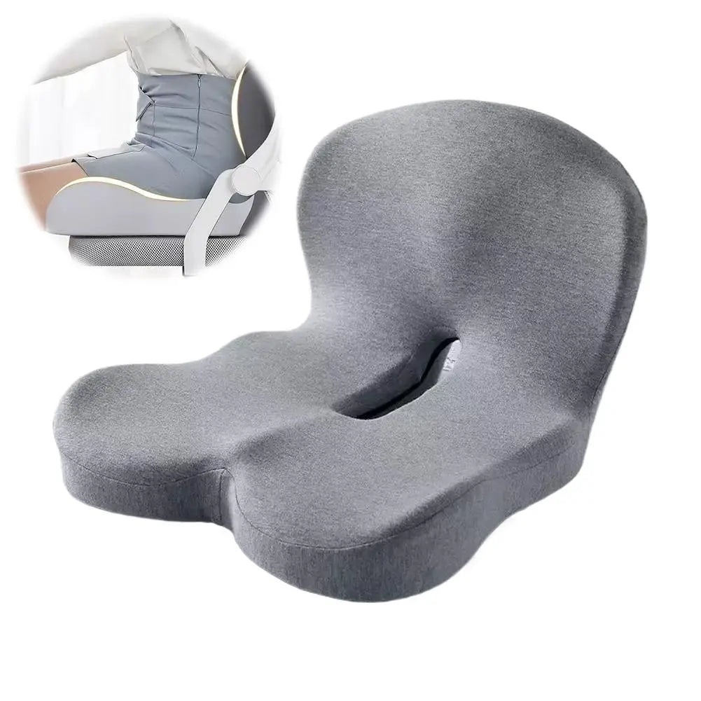Memory Foam Car Seat Cushion Lumbar Support Ergonomic