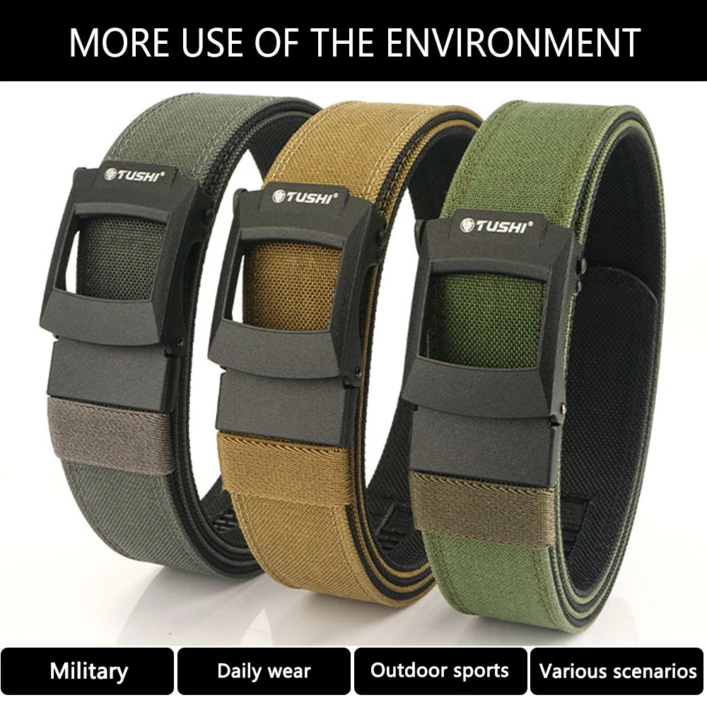 Men's Belt Outdoor Multi Function Alloy Buckle Tactical Belt